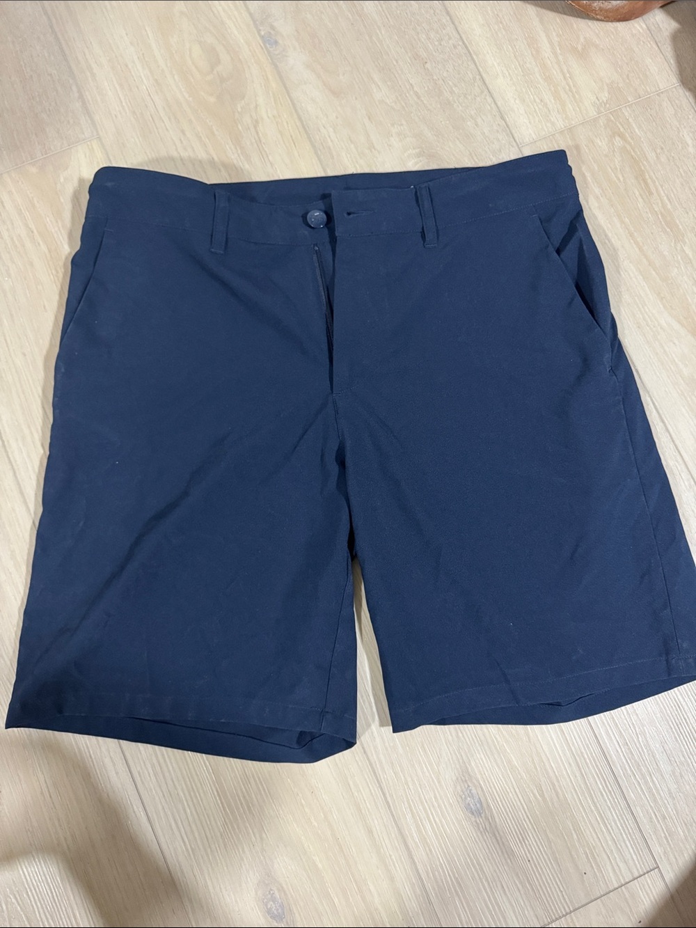 The Normal Brand Navy Flat-Front Men's Shorts